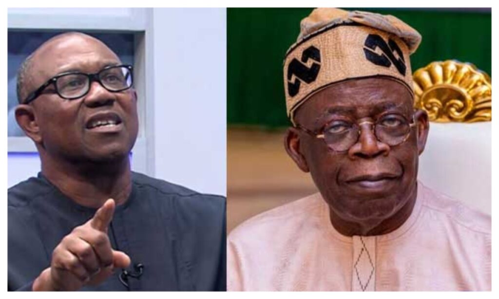 Peter Obi And Tinubu Peter Obi And Tinubu