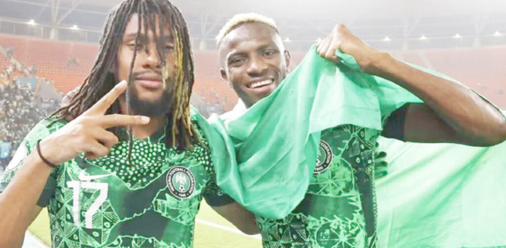 Super Eagles Star Players Alex Iwobi L And Victor Osimhen Super Eagles Star Players Alex Iwobi L And Victor Osimhen