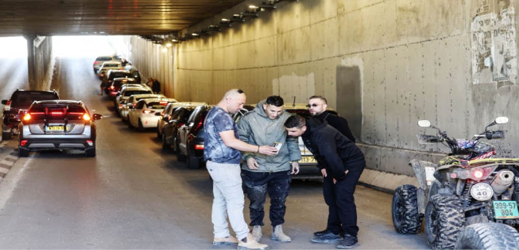 People Take Shelter Inside A Tunnel Near Abu Ghosh As Missile Warning Sirens Sound On March 28 2026 People Take Shelter Inside A Tunnel Near Abu Ghosh As Missile Warning Sirens Sound On March 28 2026