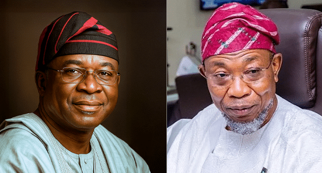 David Mark And Rauf Aregbesola