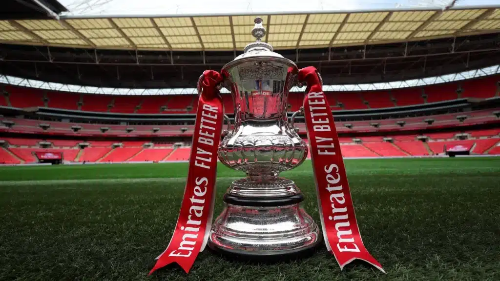 Fa Cup Trophy General View Wembley