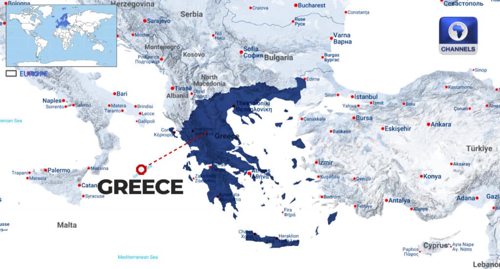 Greece Map Hd
