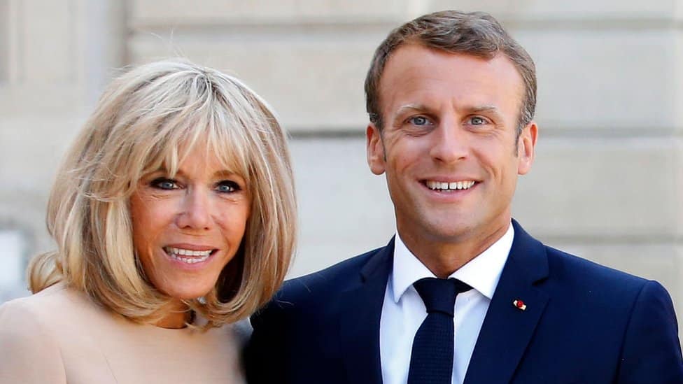 Macron And Wife