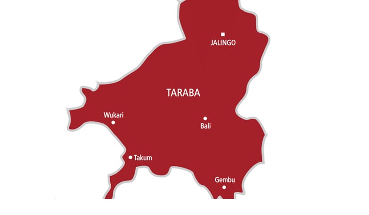 Map Of Taraba Map Of Taraba