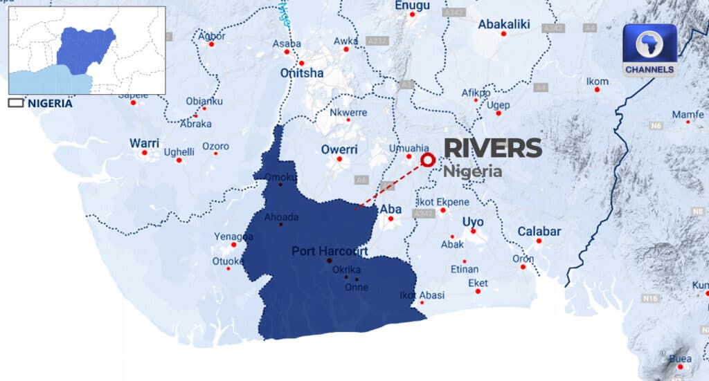 Rivers State Map Hd