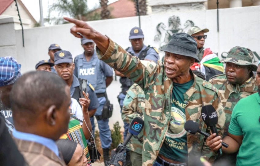 South Africans Picket Nigerian High Commission Over E28098Igbo King