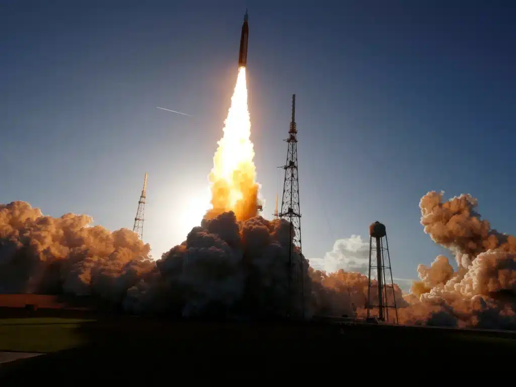 Spacecraft Enters Earth Orbit 1