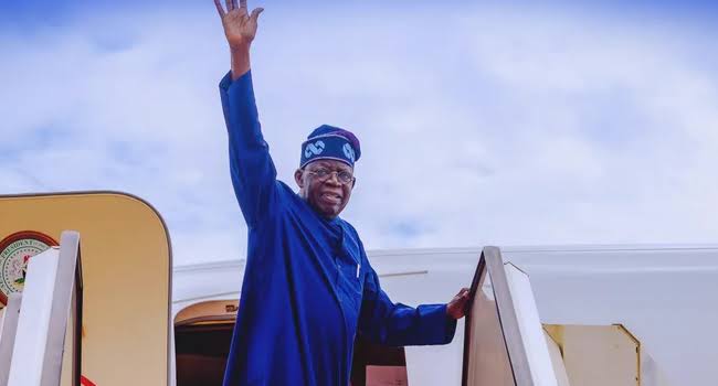 Tinubu Arrives Jos