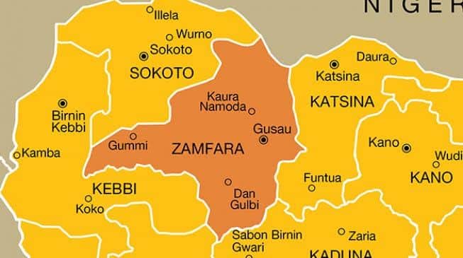 Zamfara State Map Zamfara State Map