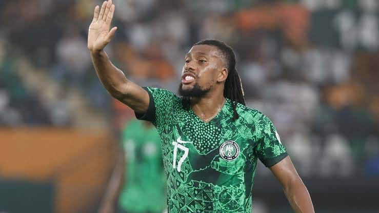 Iwobi Eagles Stop Gesture